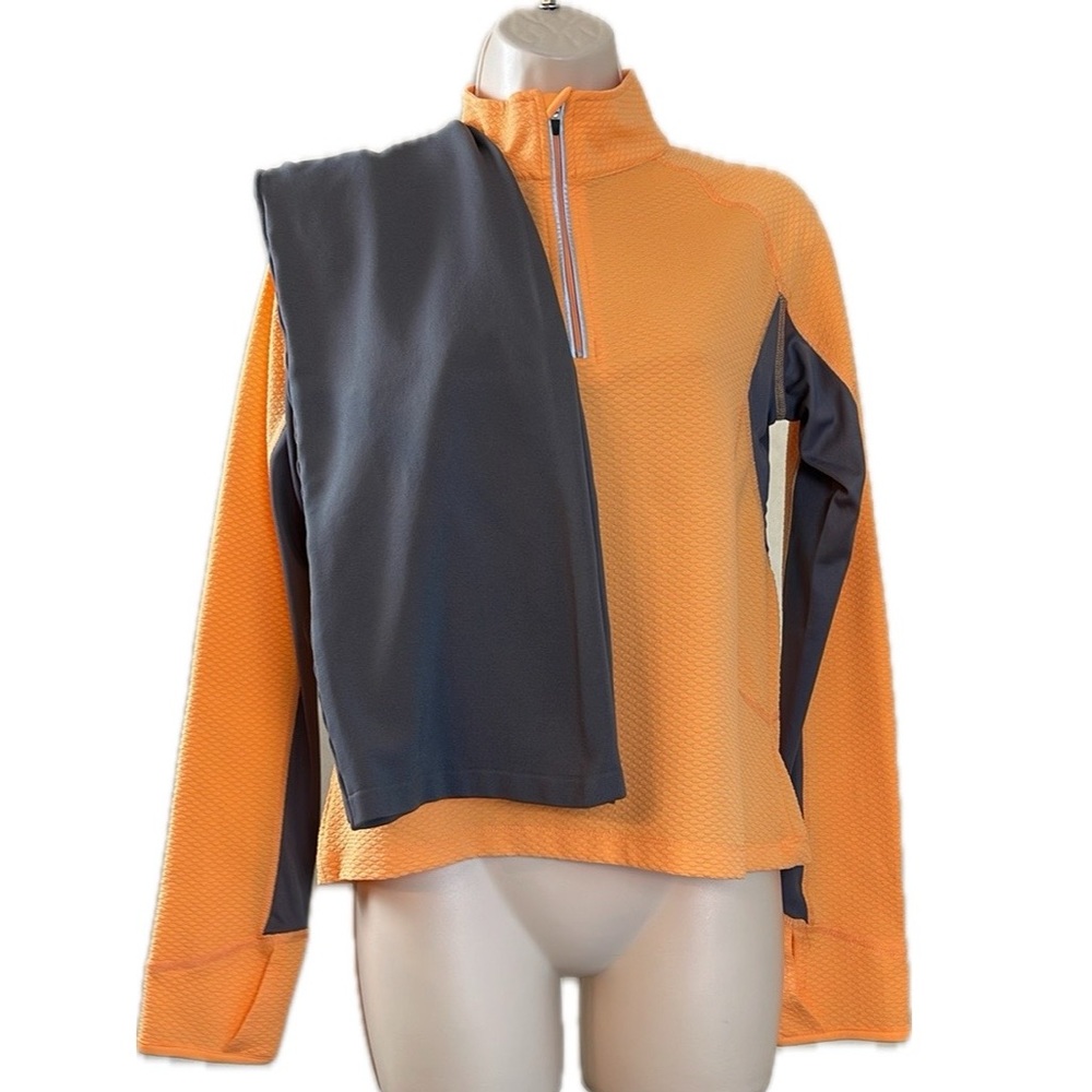CHAMPION ORANGE & GRAY ATHLETIC SET